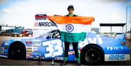 Advait with his winning carEnter caption